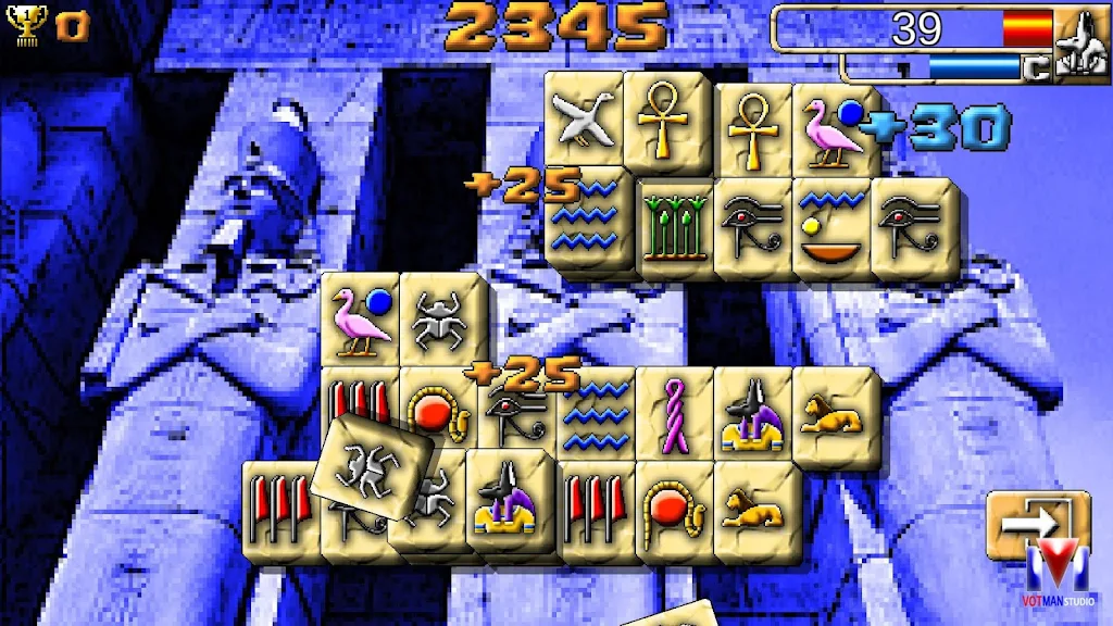 Shanghai Plus: Free Mahjong Egyptian Solitaire Screenshot 3