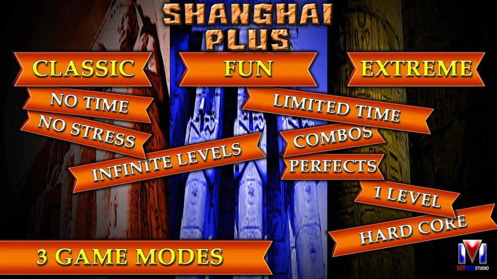 Shanghai Plus: Free Mahjong Egyptian Solitaire Screenshot 2