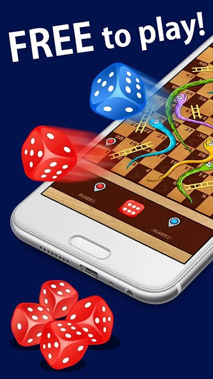 Snakes And Ladders Dice Game - सांप सीढ़ी वाला गेम Screenshot 1 