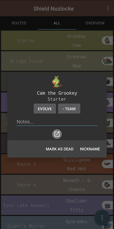 Route Chart - Nuzlocke Tracker - No Ads Screenshot 4