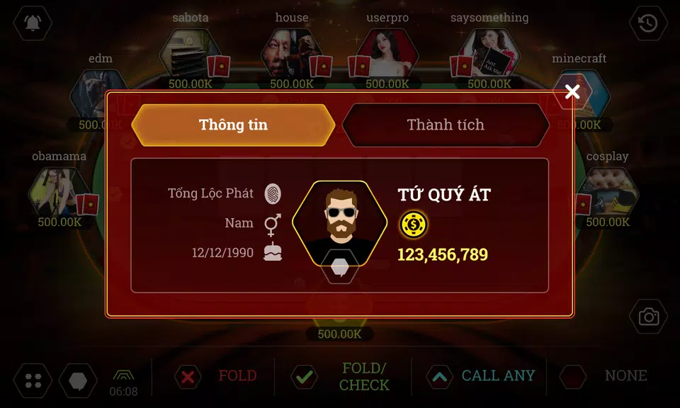 Tứ Quý Át - Game bài đổi thẻ Screenshot 3