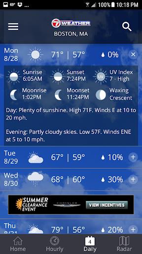 WHDH 7 Weather - Boston Screenshot 3 