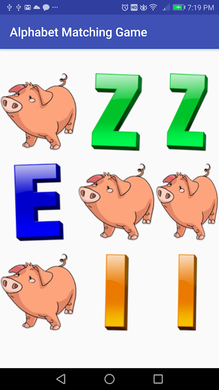 ABC Alphabet Card Match Game Kid Screenshot 2