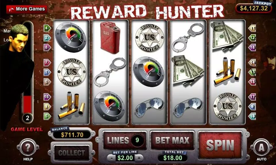 Reward Hunter Slot Machine Screenshot 1 