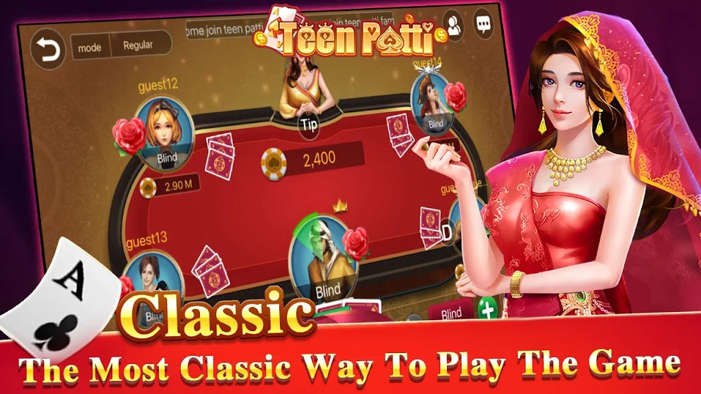 Teen Patti Tour - 3 Patti Indian Poker Card Game Screenshot 1