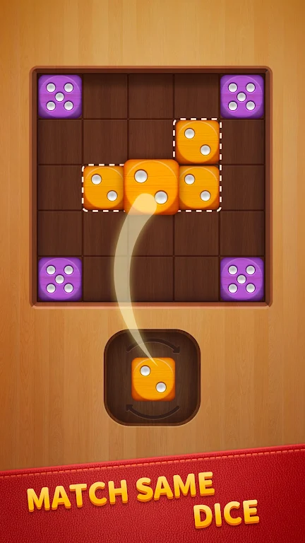 Woody Dice - Merge Puzzle Screenshot 1 