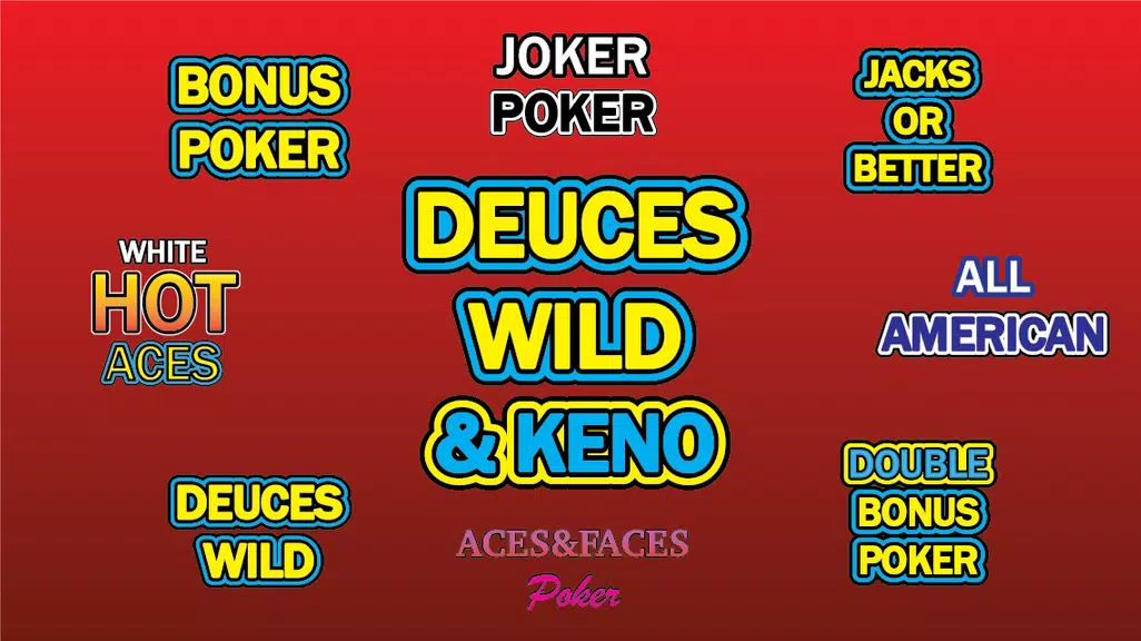 Deuces Wild Poker and Keno Screenshot 1 