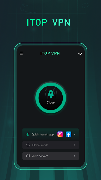 iTop VPN Mod Screenshot 1 