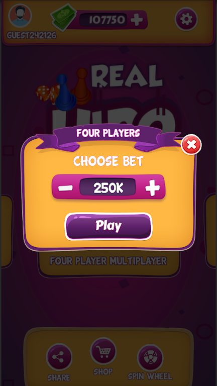 Real Ludo - 2 Dice ludo Game Screenshot 3 