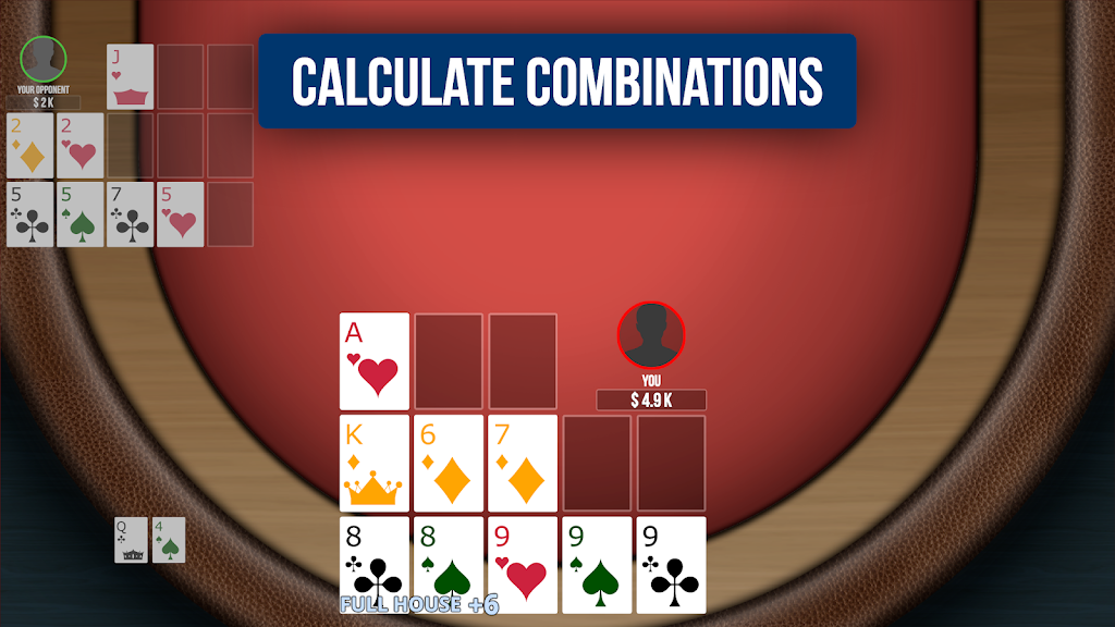 Chinese Poker OFC Pineapple Screenshot 2