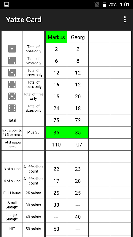 Dices - Roll the dice Screenshot 1