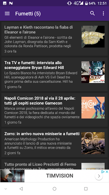 Fumetti Notizie Screenshot 4 