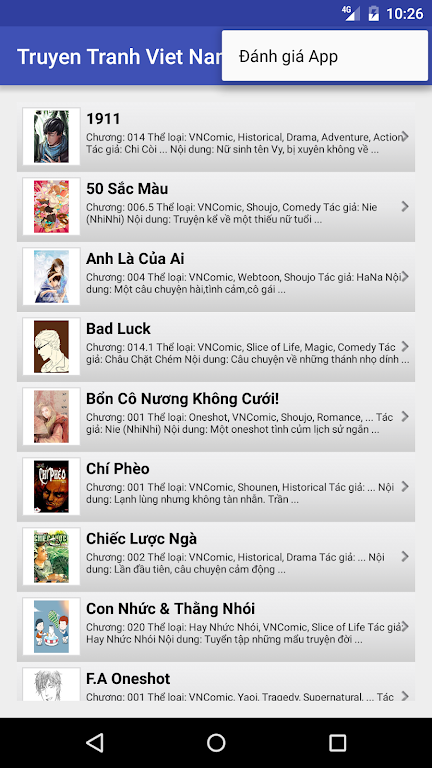 comic viet nam Screenshot 1