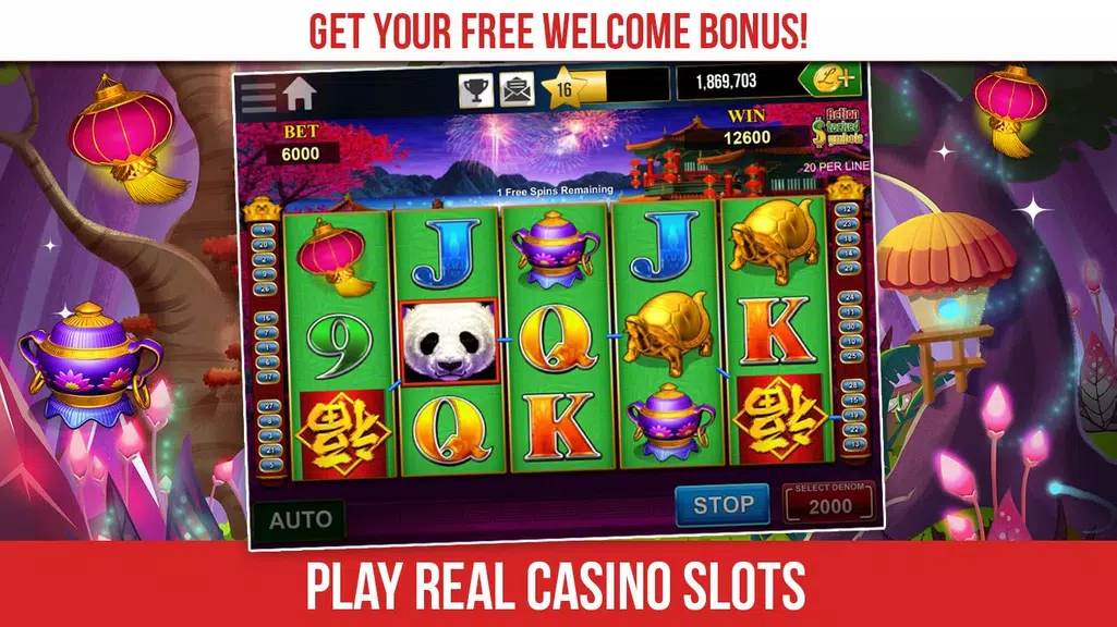 Lady Luck Online Casino Screenshot 1