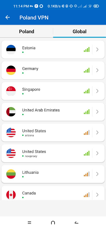 Poland VPN - Fast & Secure Screenshot 4