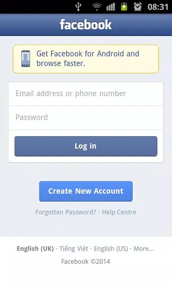 Browser for Facebook Screenshot 1