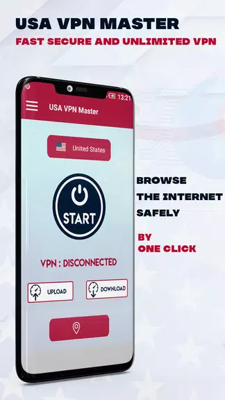 USA VPN -Fast Secure VPN Proxy Screenshot 1