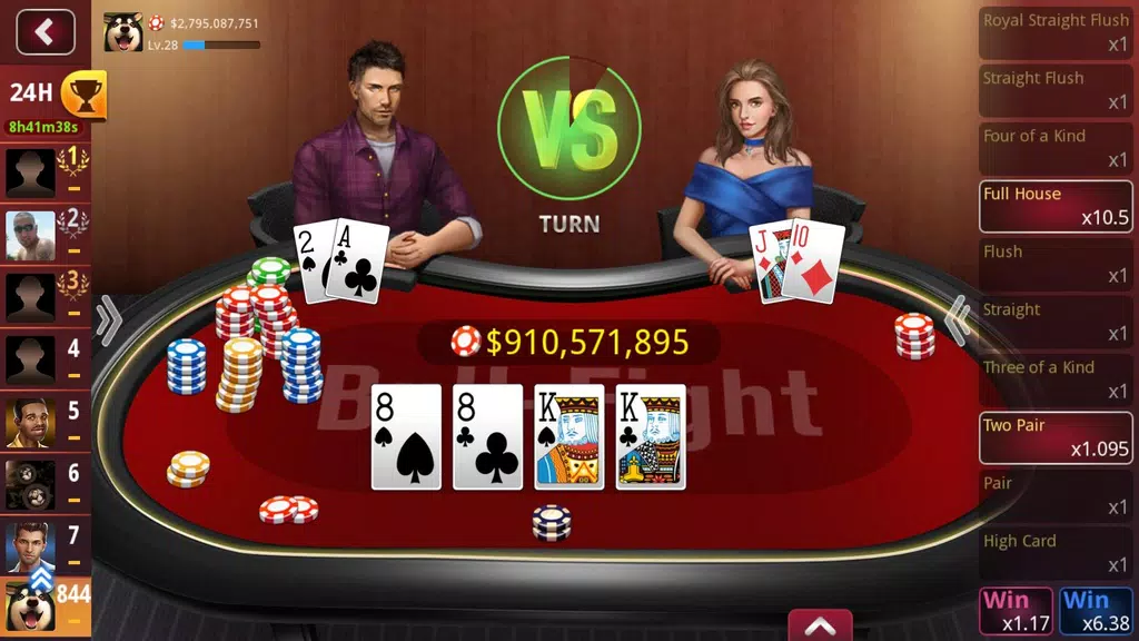 DH Texas Hold'em Poker Screenshot 1 