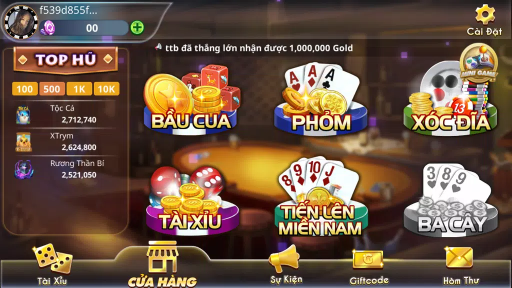 Quay Tay Club Cổng Game Nổ Hũ  Số 1 Quốc Tế Screenshot 2 