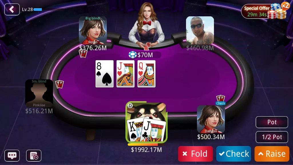 DH Texas Hold'em Poker Screenshot 3 