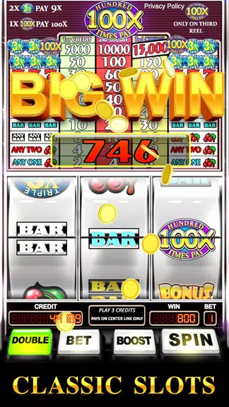 Slot Machine: Triple Hundred Times Pay Free Slot Screenshot 1