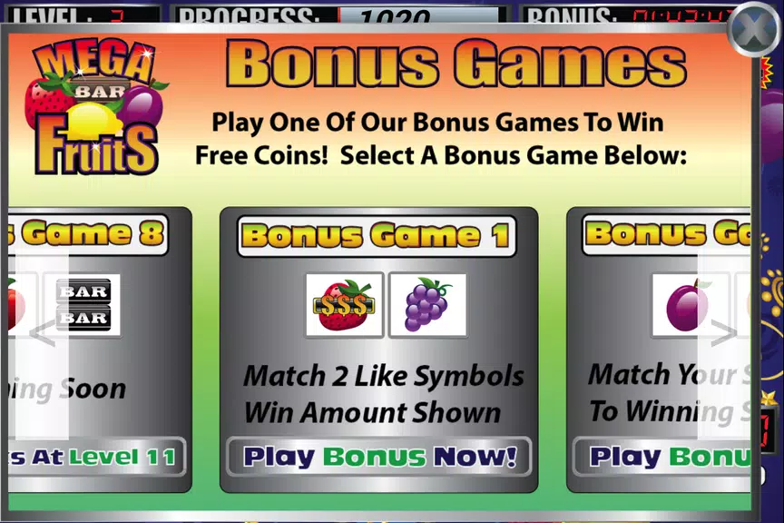 Mega Fruits Slot Machine Screenshot 2