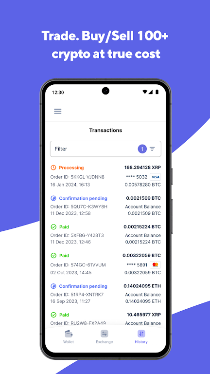 Switchere: Buy & Sell Crypto Screenshot 3