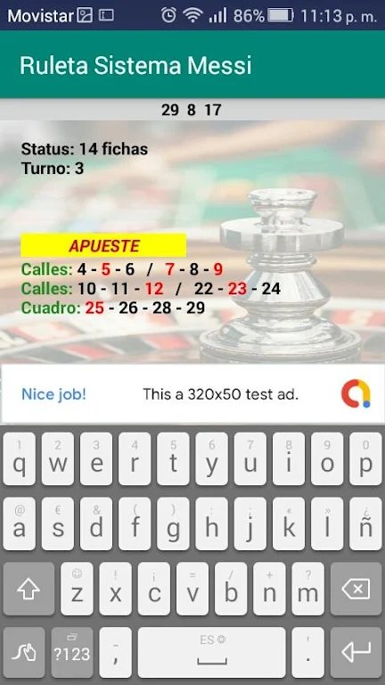 Roulette Messi System Screenshot 4