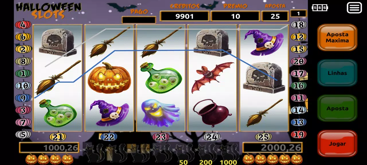 Halloween Slot Machine Screenshot 2