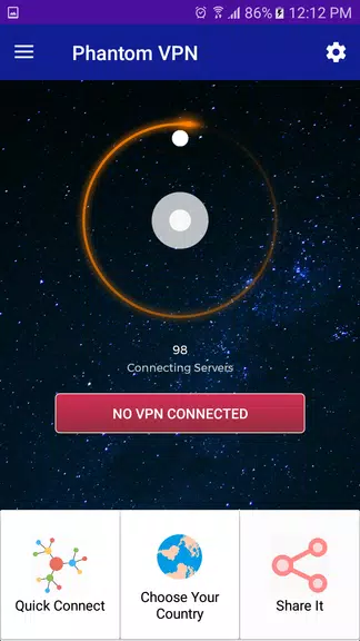 Phantom VPN - Secure and Bangl Screenshot 2 