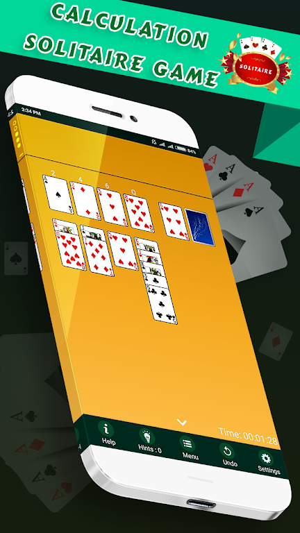 Calculation Solitaire  -  Free Classic Card Game Screenshot 2