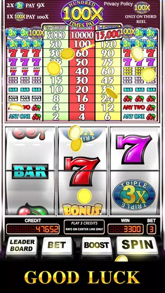 Slot Machine: Triple Hundred Times Pay Free Slot Screenshot 4