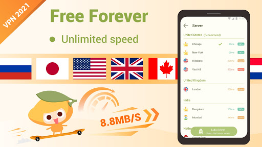 Mango VPN - Best Free VPN & Unlimited High Speed Screenshot 3 