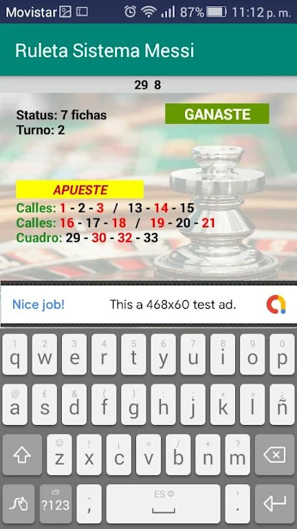 Roulette Messi System Screenshot 3