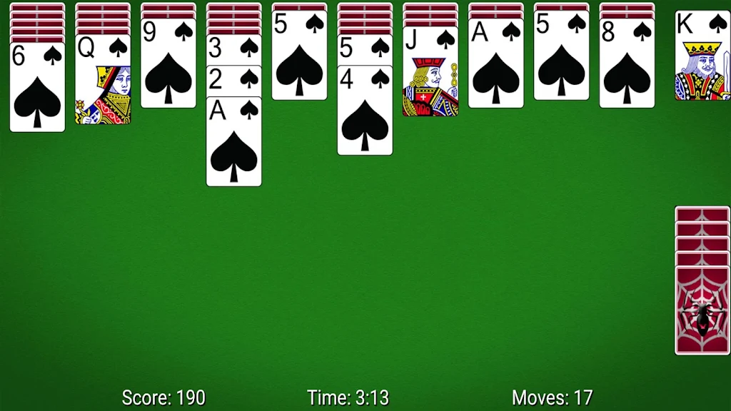 Spider Solitaire- Classic card game Screenshot 2 