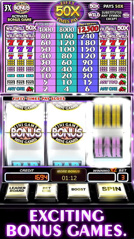 Free Slot Machine 50X Pay Screenshot 3