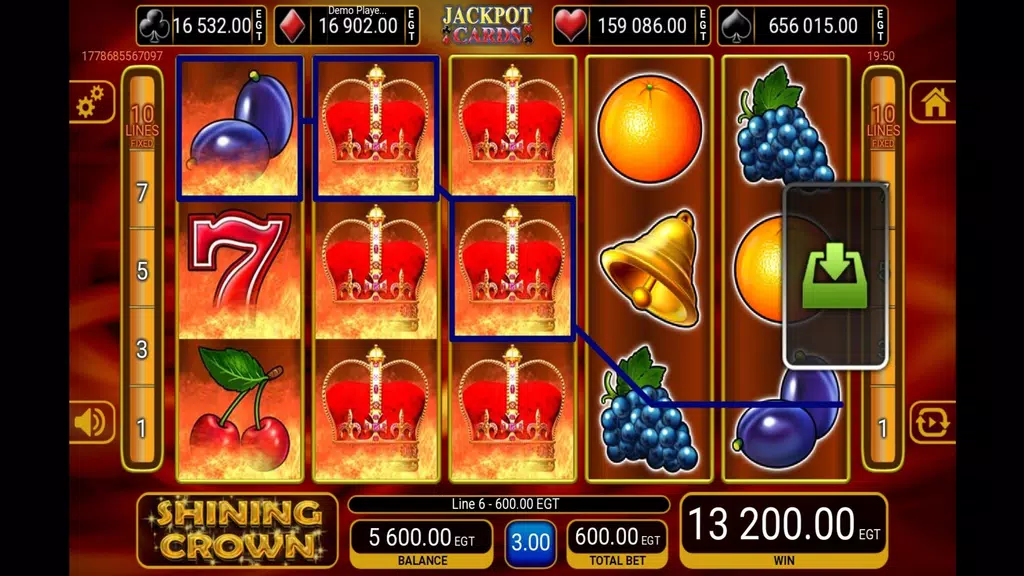 Shining Crown Slot Screenshot 1 