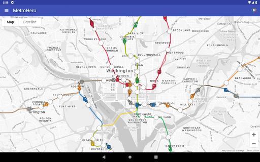 MetroHero: WMATA DC Metrorail Screenshot 1 