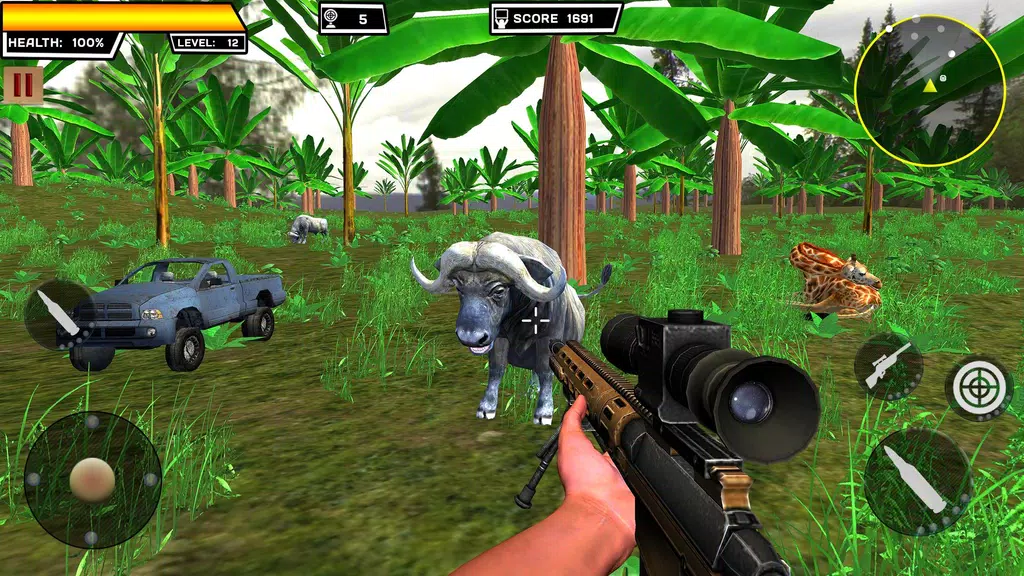 Animals Hunting 4x4 Safari 3D Screenshot 2