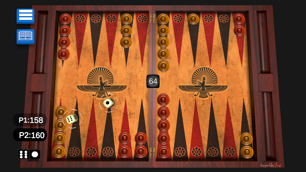 Backgammon with Real Dice Screenshot 1 