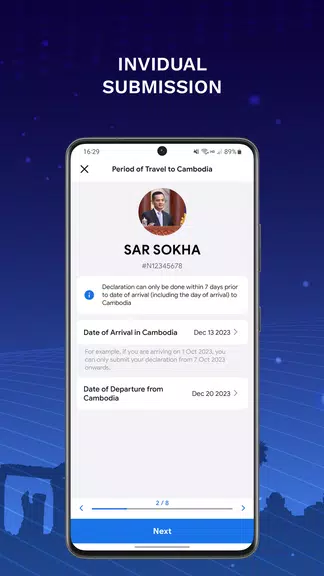 Cambodia e-Arrival Screenshot 3