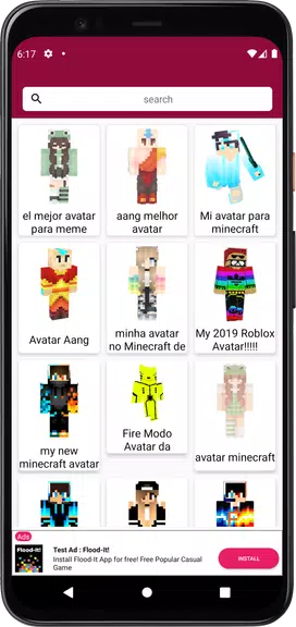 Skin de Avatar Para Minecraft Screenshot 1 