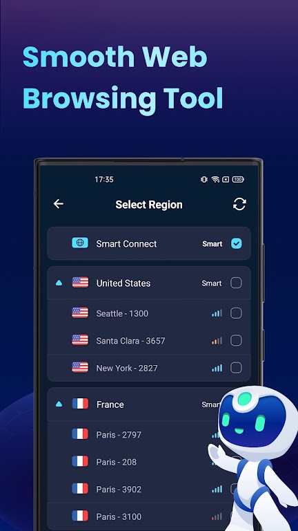 Global VPN – Smart & Security Mod Screenshot 2