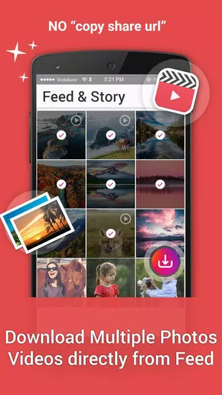 BatchSave - Multiple Photo & Video Downloader Screenshot 1