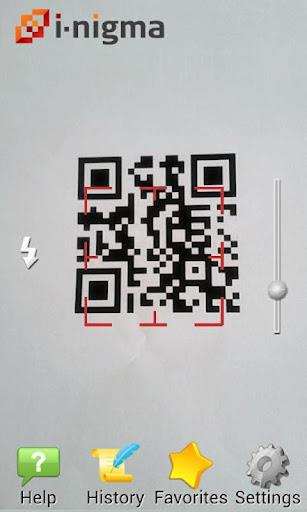 i-nigma QR & Barcode Scanner Screenshot 2