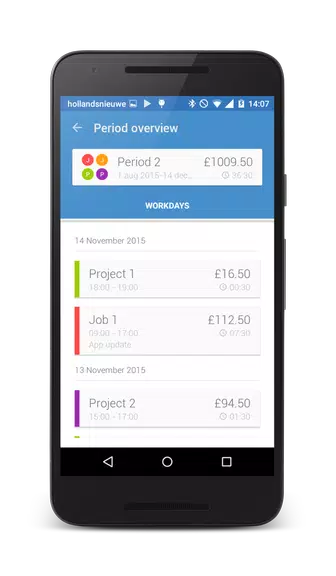 Timesheet - Hour Time Tracker Screenshot 3 