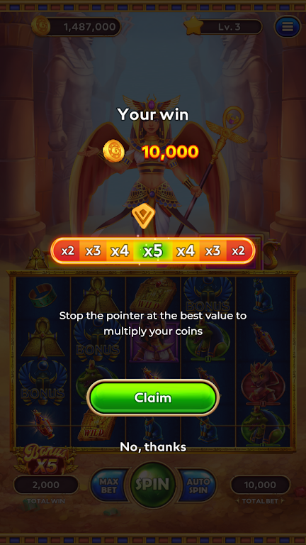 Cleopatra Quest: Slots Mystery Screenshot 4