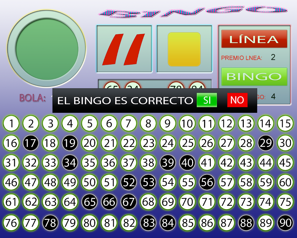 Bingo en Casa Screenshot 1 