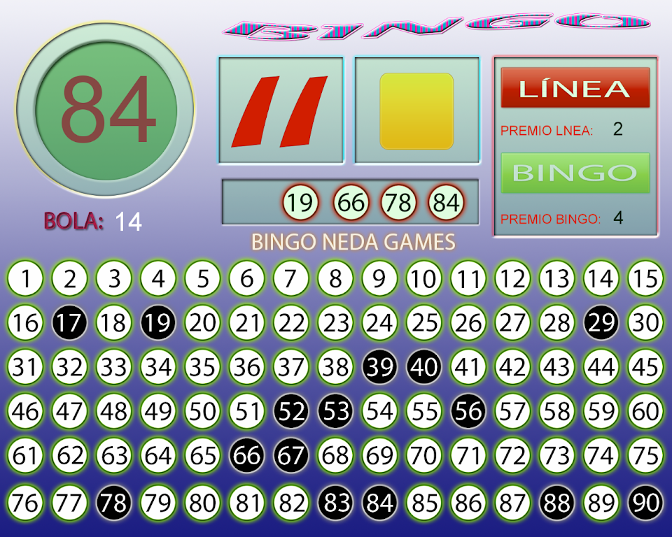 Bingo en Casa Screenshot 2 