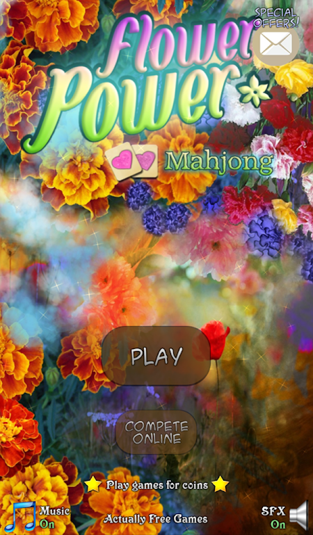 Hidden Mahjong: Flower Power Screenshot 1